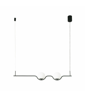 Le Vita LED Pendant Black 2x 6W 2700K-1