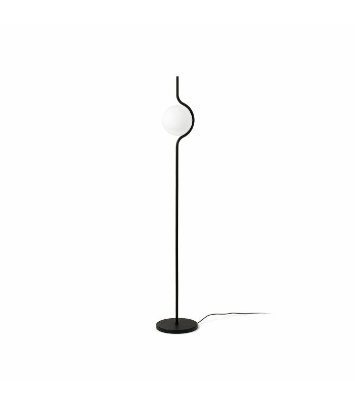 Le Vita LED Floor Lamp Black 6W 2700K-1