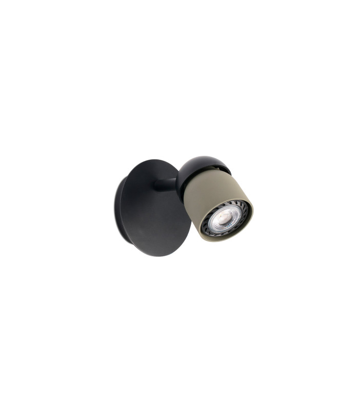 Coco Wall Spotlight Black Olive Green 1x GU10-1