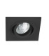 Rad Tiltable Black recessed Downlight Square GU10-1
