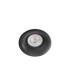 Neon Black recessed Downlight Round 1x GU10-1