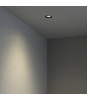 Neon Black recessed Downlight Round 1x GU10-2