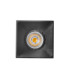 Neon Black recessed Downlight 1x GU10 Square-1
