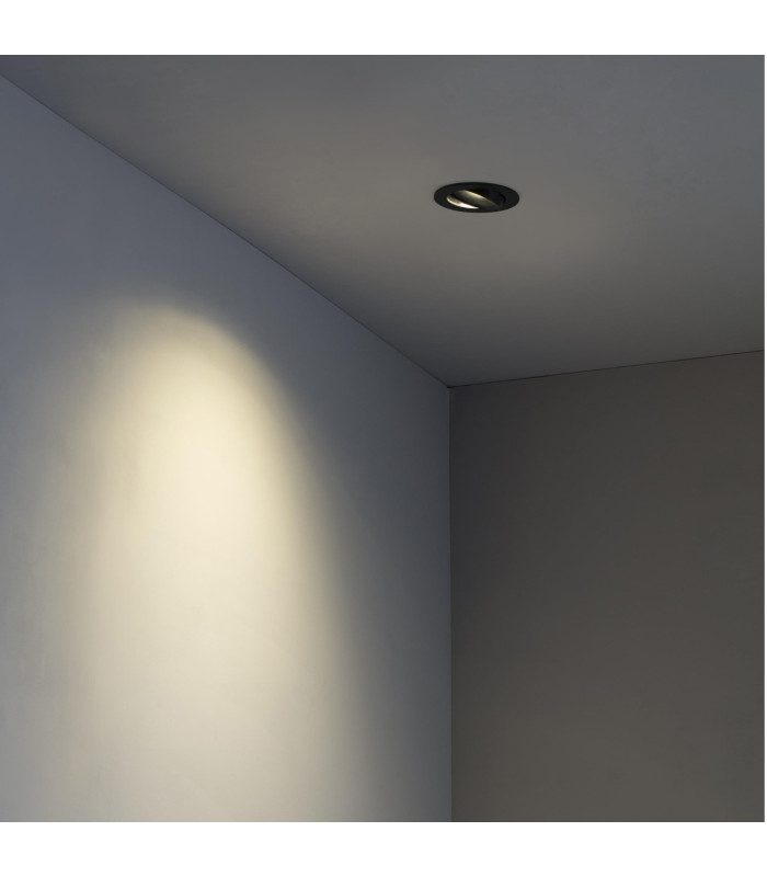 Arg Tiltable Black recessed Downlight GU10-2