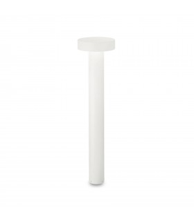 4 Light Outdoor Bollard Light White IP44 - 1