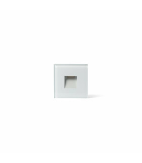 Dart Outdoor LED Recessed Wall Light White 2W 2700K IP65-1