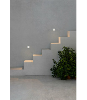 Dart Outdoor LED Recessed Wall Light White 2W 2700K IP65-2