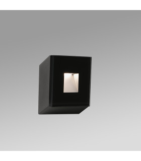 Dart Outdoor LED Recessed Wall Light Black 2W 2700K IP65-2