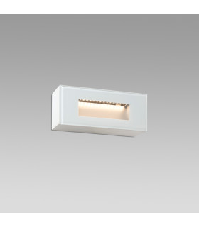 Dart Outdoor LED Recessed Wall Light White 5W 2700K IP65-2