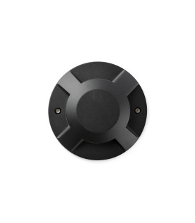 Loth Outdoor LED Recessed Ground Light Black 4x 3W 3000K IP67-1