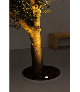 Grund Outdoor LED Recessed Ground Lamp Anodized Black 13W 3000K IP67-2