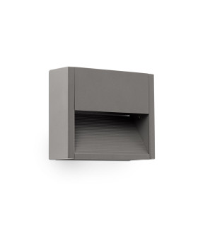 Grada Outdoor Surface Mounted LED Wall Lamp Dark Grey 3W 3000K IP54-1