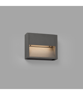 Grada Outdoor Surface Mounted LED Wall Lamp Dark Grey 3W 3000K IP54-2