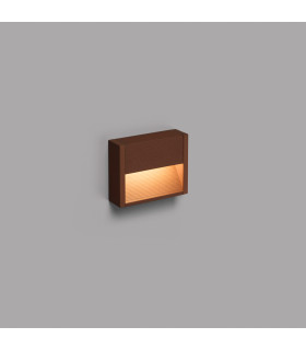 Grada Outdoor Surface Mounted LED Wall Lamp Rust 3W 3000K IP54-2