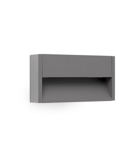 Grada Outdoor Surface Mounted LED Wall Lamp Dark Grey 6W 3000K IP54-1