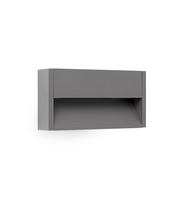 Grada Outdoor Surface Mounted LED Wall Lamp Dark Grey 6W 3000K IP54-1
