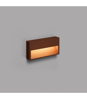 Grada Outdoor Surface Mounted LED Wall Lamp Rust 6W 3000K IP54-2