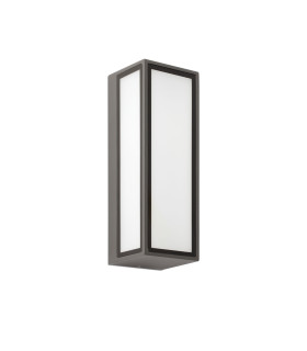 Pivot Outdoor LED Box Wall Lamp Dark Grey 9W IP65-1