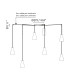 Mambo Cylindrical Pendants Beige E27-3