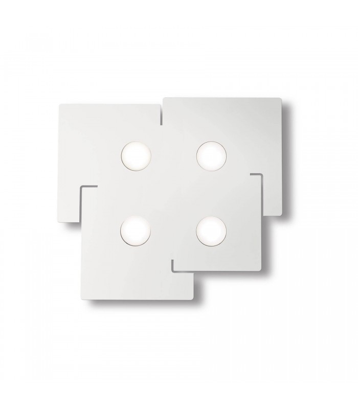 4 Light Ceiling Light White - 1
