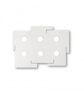 6 Light Ceiling Light White - 1