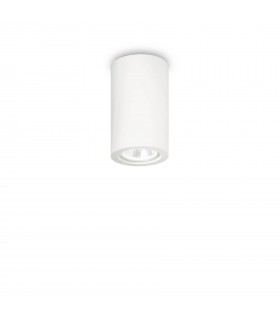 1 Light Round Surface Mounted Downlight White - 1