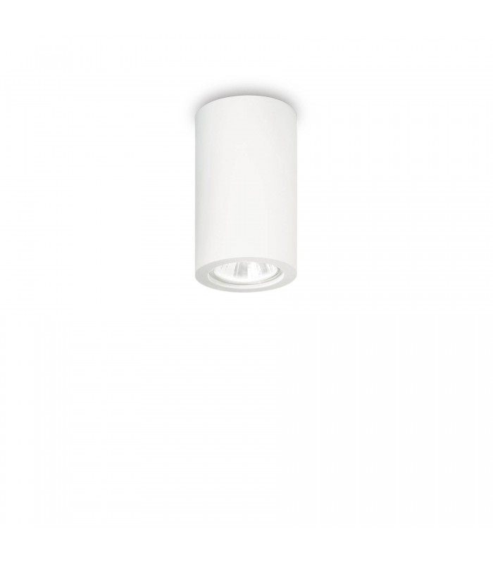 1 Light Round Surface Mounted Downlight White - 1
