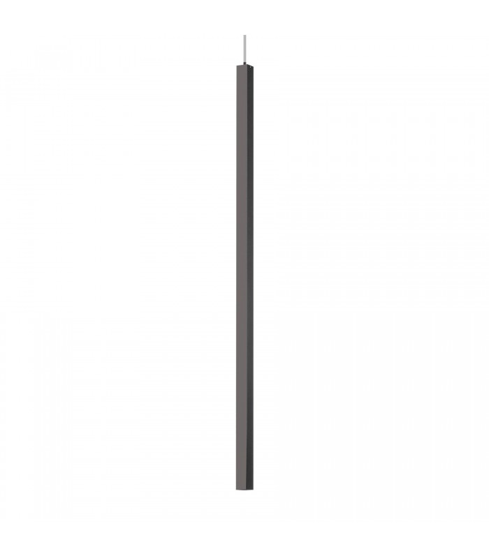 LED 1 Light Ultra Slim Ceiling Pendant Black - 1