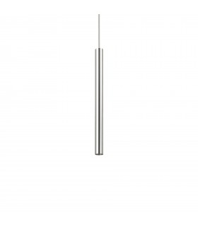 LED 1 Light Slim Ceiling Pendant Chrome - 1