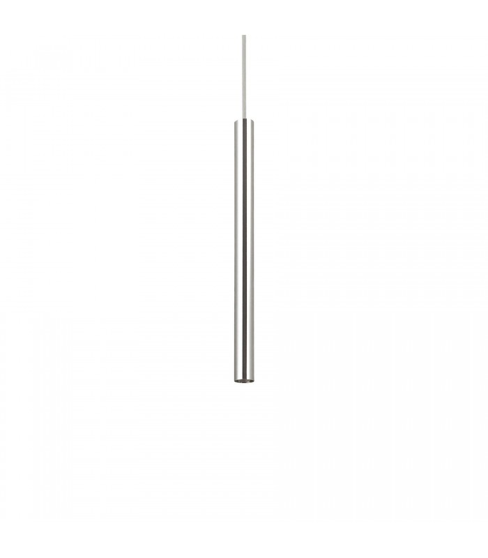 LED 1 Light Slim Ceiling Pendant Chrome - 1