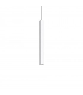 LED 1 Light Ultra Slim Ceiling Pendant White - 1