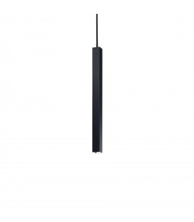 LED 1 Light Ultra Slim Ceiling Pendant Black - 1