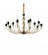 15 Light Pendant Light Black - 1