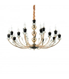 15 Light Pendant Light Black - 1