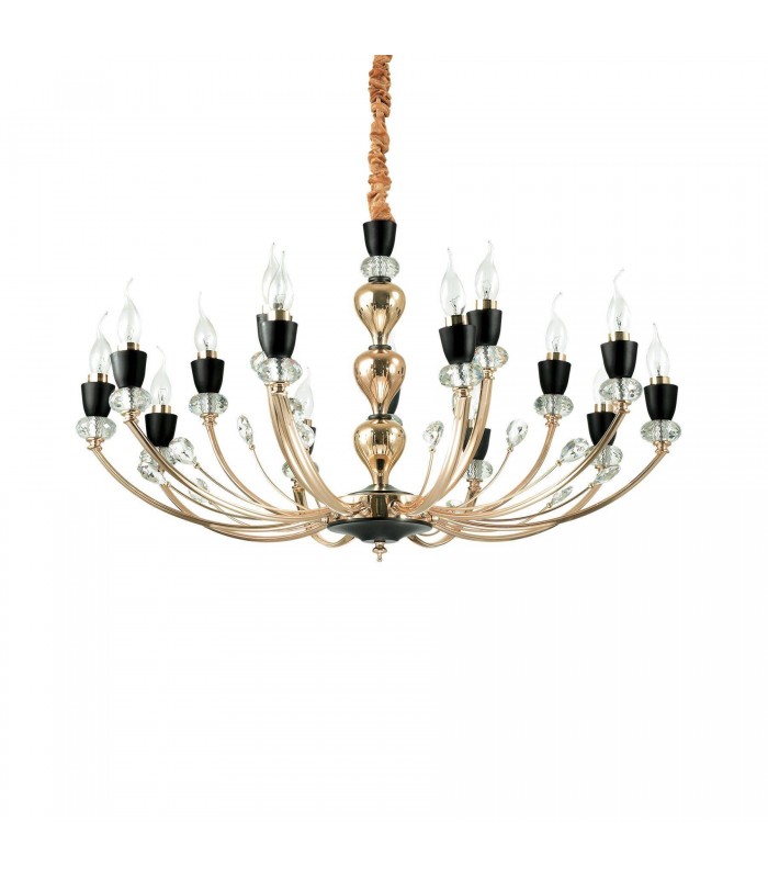 15 Light Pendant Light Black - 1