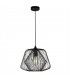 1 Light Cage Pendant Matt Black, E27 - 1