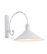 Erba Outdoor Dome Wall Lamp White Matt