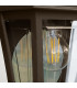 Deco Lane 1 Light Half Outdoor Wall Lantern Bronze IP44-3