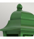 Deco Lane 1 Light Half Outdoor Wall Lantern Green IP44-4