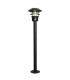 Helsingor Bollard Lantern with PIR Black IP44-1