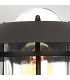 Helsingor 1 Light PIR Pedestal Lantern Black IP44-4