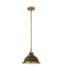 Amelia 1 Light Mini Pendant Buckeye Bronze-1