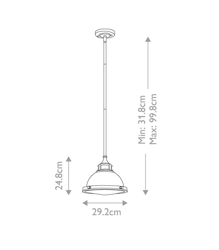 Amelia 1 Light Mini Pendant Buckeye Bronze-2