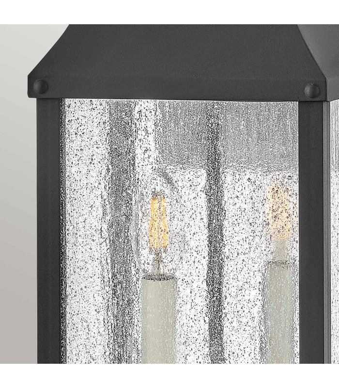 Beacon Hill 2 Light Medium Outdoor Wall Lantern Museum Black IP44-4