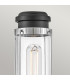 Masthead 1 Light Outdoor Wall Light Polished Chrome & Black IP44-3