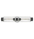 Masthead 2 Light Outdoor Wall Light Polished Chrome & Black IP44-1