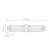 Masthead 2 Light Outdoor Wall Light Polished Chrome & Black IP44-2