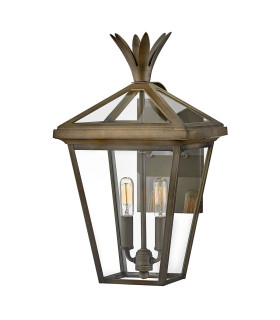 Palma 2 Light Medium Outdoor Wall Lantern Burnished Bronze IP44-1