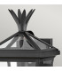 Palma 1 Light Small Outdoor Wall Lantern Black IP44-3