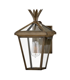 Palma 1 Light Small Outdoor Wall Lantern Burnished Bronze IP44-1